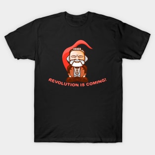 Revolution is coming Karl Marx T-Shirt